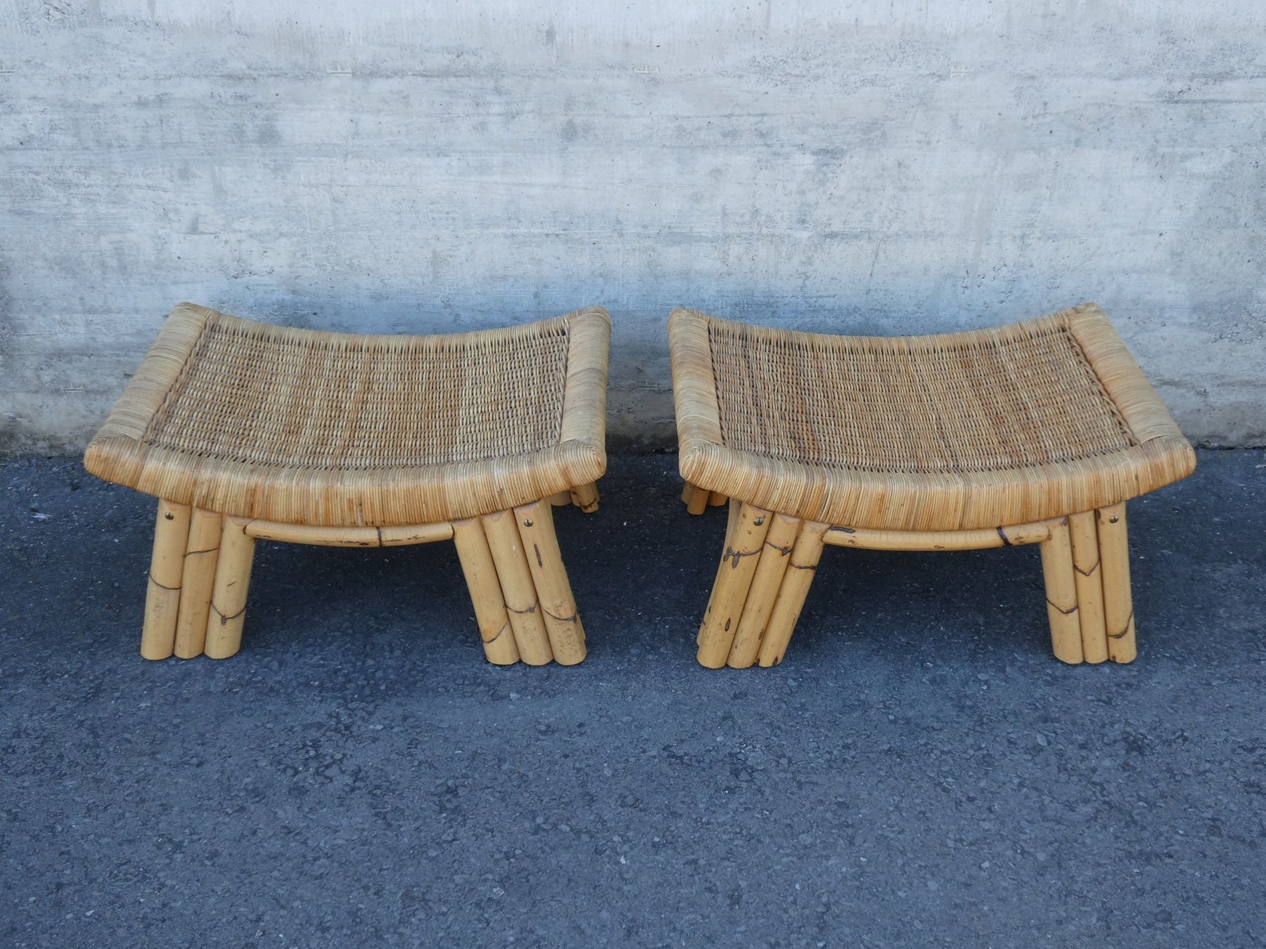 Tabourets: 2 niedrige ARCO Hocker – D'occasion à Lüchingen par Eeizo 6