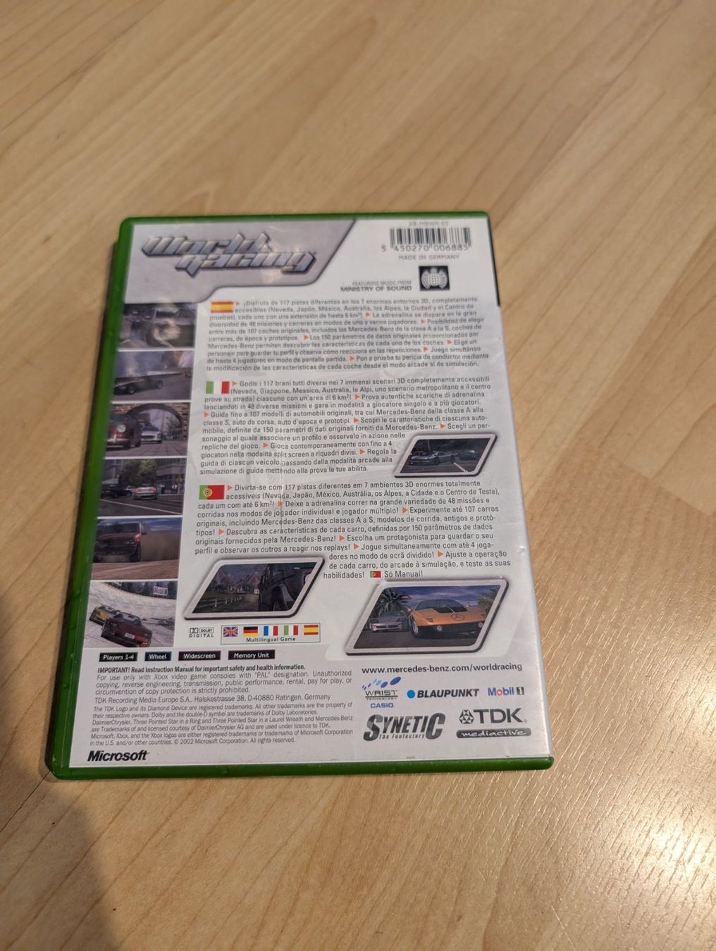 Spiele: World racing Microsoft Xbox – Gebraucht aus Giubiasco von Ticinerd 1