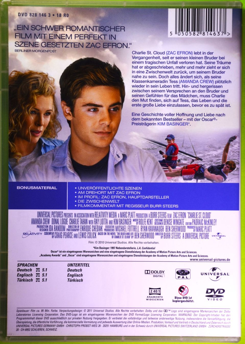 Alle DVDs: WIE DURCH EIN WUNDER  /  ZAC EFRON / AMANDA CREW – Neu (gemäss Beschreibung) aus Luzern von piro12 1