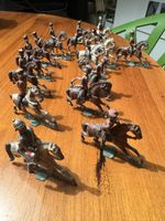 Zinnfiguren Konvolut, Soldaten zu Pferd,Antik, Rarität