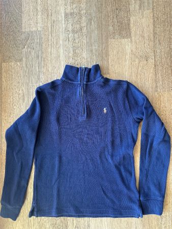 Polo Ralph Lauren Rippstrick Pullover Half-Zip,Gr. L (14-16)