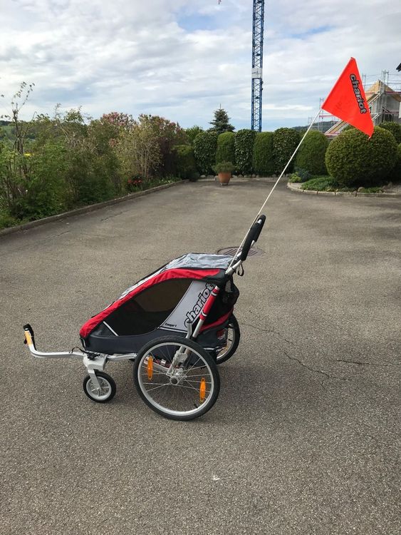 Thule Chariot Cougar 1 red top Zustand! | Kaufen auf Ricardo