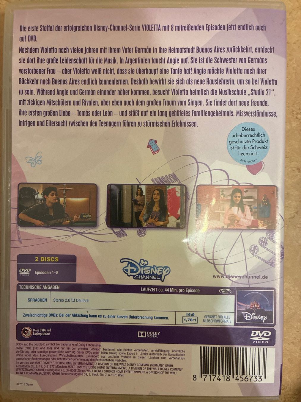 Tous les DVDs: 6 DVDs- Violetta Staffel 1, Volume 1-3 – D'occasion à Guntershausen par Gloominati 2