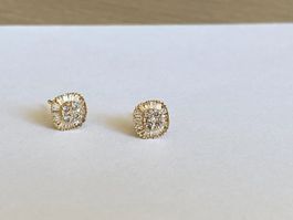 Ohrringe natürliche Diamanten (18k)