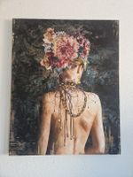 Wandbild "Frau mit Rücken" Masse: 1 m/80 cm