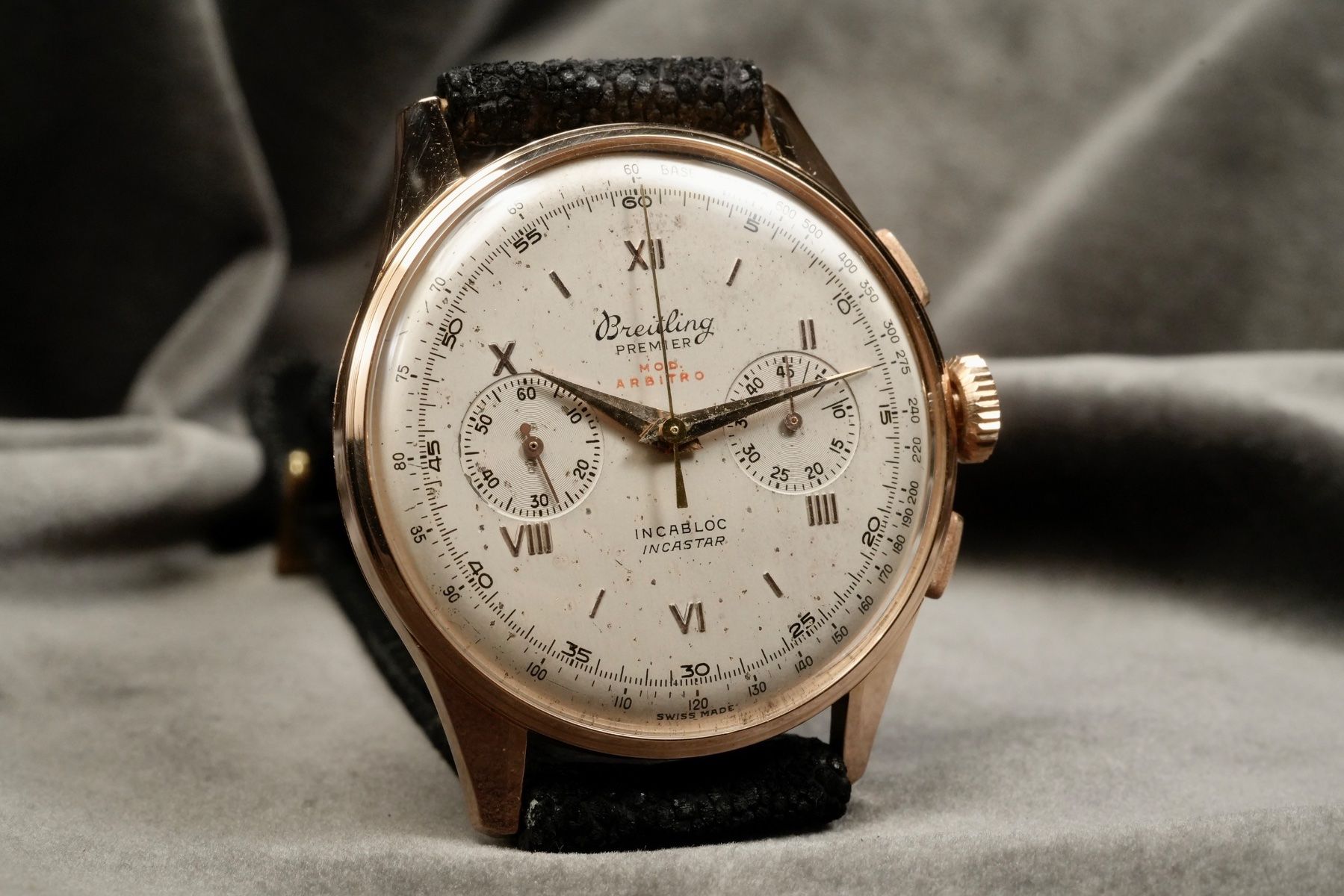 Breitling Orologi: Breitling Premier Arbitro Ref. 781 Original 1954 18k Pink – Usato da Morcote venduto da chronoservice 2