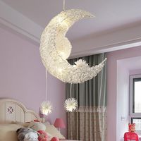 LED Kinderzimmer Lampe Mond Sterne Licht Leuchte