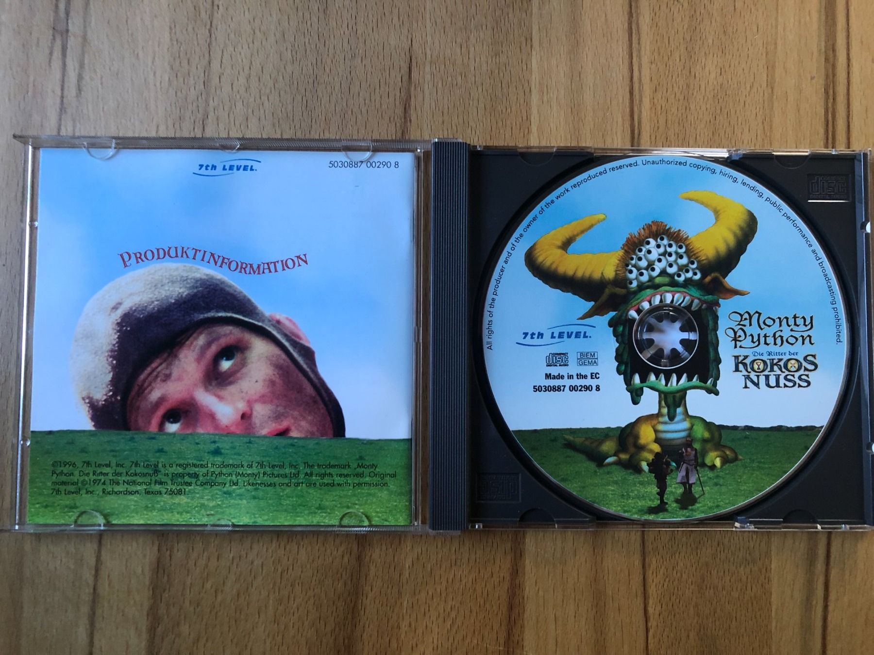 Spiele: Monty Python Die Ritter der Kokosnuss CD-ROM | Vintage 1996 – Gebraucht aus Basel von sebmac 1