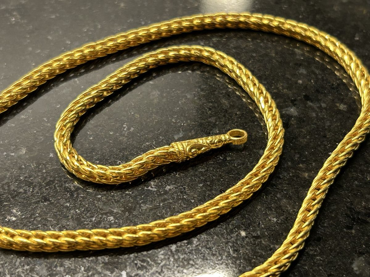 Catenine: Goldkette 23 Karat Neuwertig – Nuovo e nell'imballaggio originale da Bern venduto da wow_wow 5