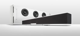 Teufel Raumfeld Soundbar und Subwoofer + Fernbedienung