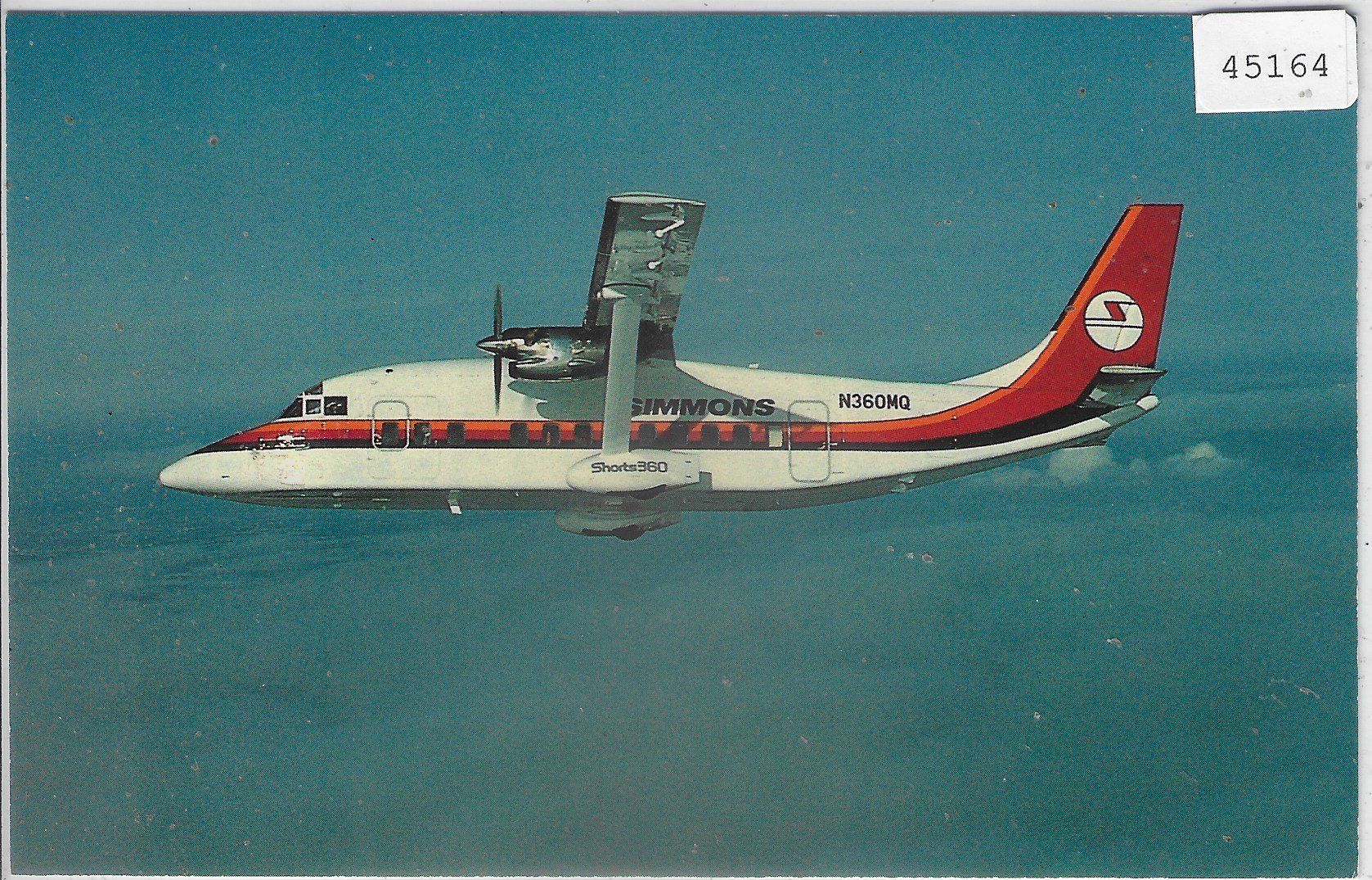 Cartoline postali: Simmons Airlines N360MQ – Usato da Ettingen venduto da Kartenplanet