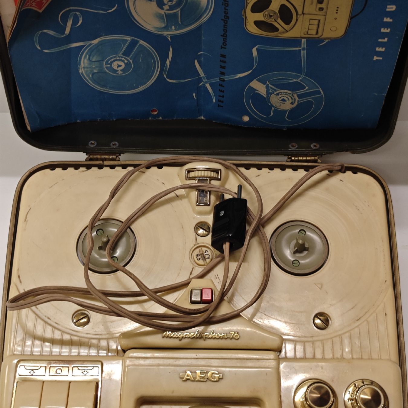 Telefunken Registratori: Vintage AEG Magnetophon 76 – Usato da Schönenwerd venduto da Swissmusicbox 2