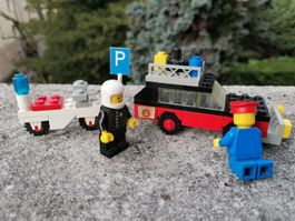 RAR LEGO City # 673  SHELL  Rallye mit Motorrad von 1978+BA
