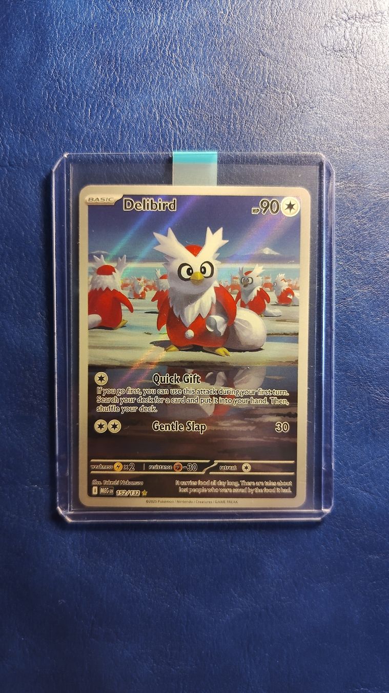 Pokémon Sammelbilder & Trading cards: Delibird 152 / 132 Mega Evolution Illustration Rare 🥚 – Neu (gemäss Beschreibung) aus St-Saphorin-Lavaux von Mercimaisnon