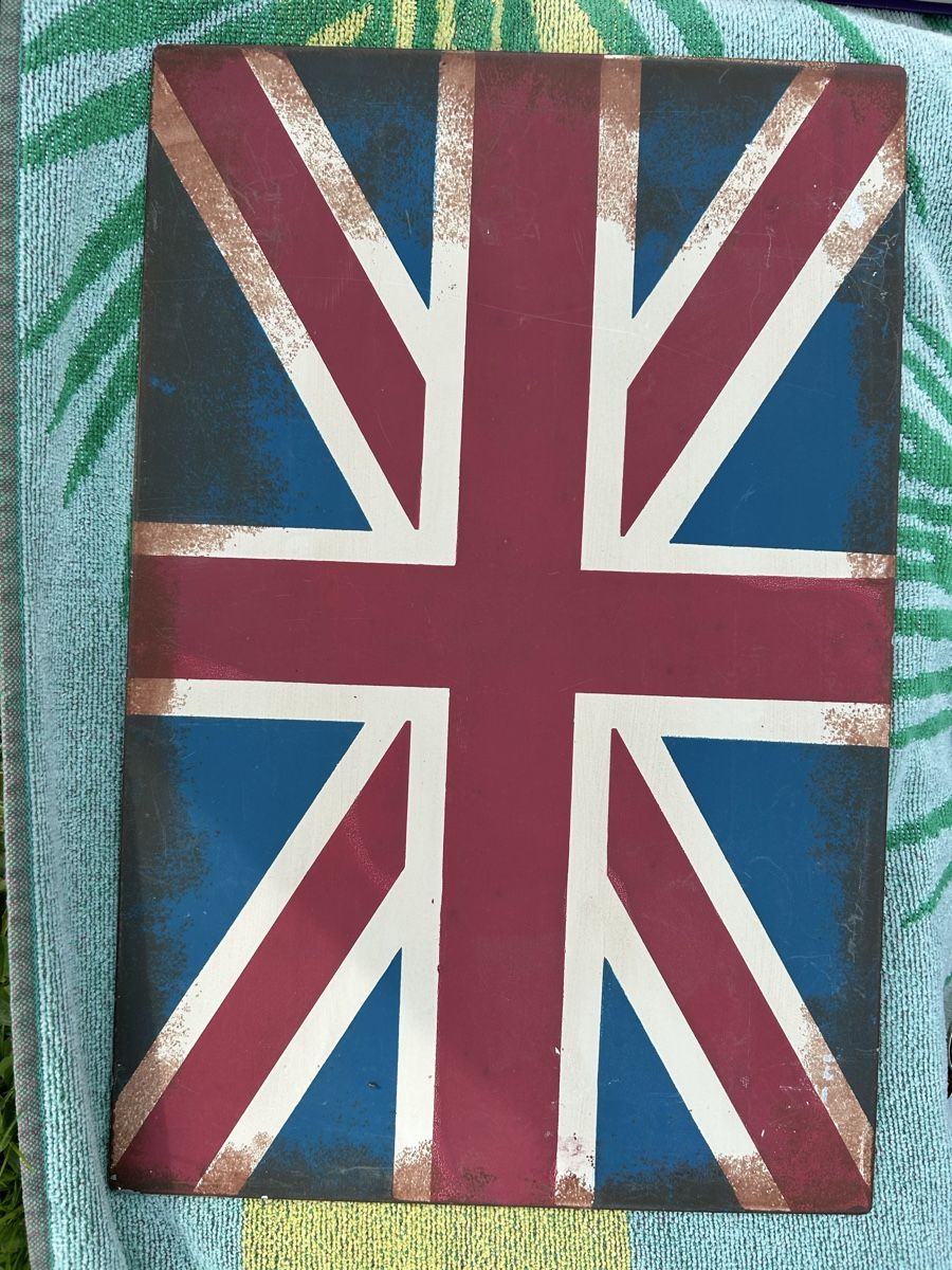Insegne: Metall schild union jack – Usato da Zürich venduto da fla_qd7x