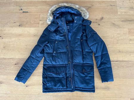 Tommy Hilfiger Blauer Wintermantel Grösse L