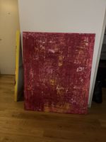 120 x 120 cm abstraktes Gemälde Schweizer Künstler, Unikat
