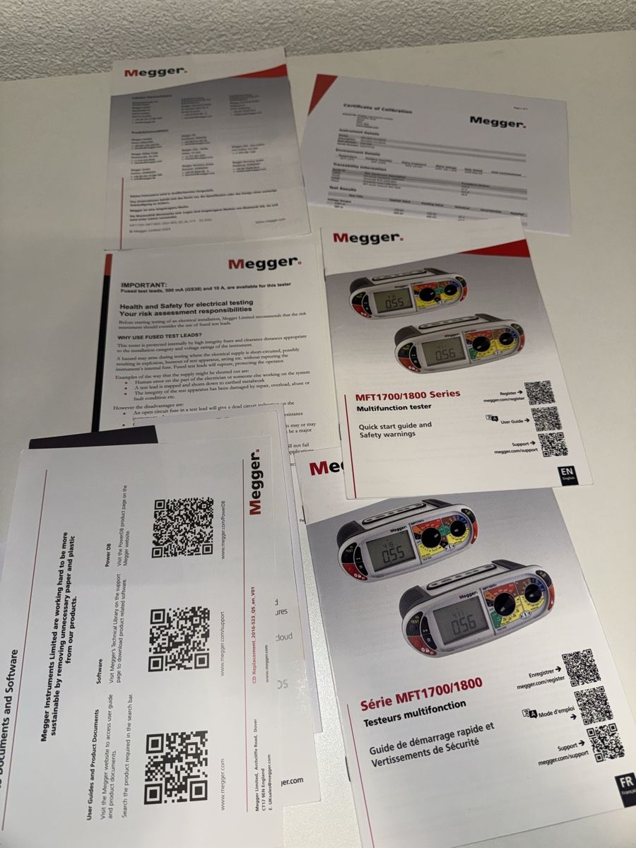 Megger Misurare: Megger MFT 1825 Installationstester – Nuovo (secondo la descrizione) da Kloten venduto da fet_vl82 5