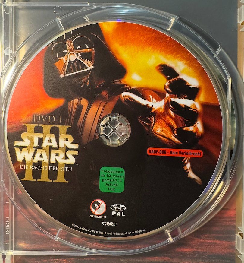 Tutti i DVDs: 2 DVDs STAR WARS III - DIE RACHE DER SITH – Usato da Wisen venduto da gigisna 2