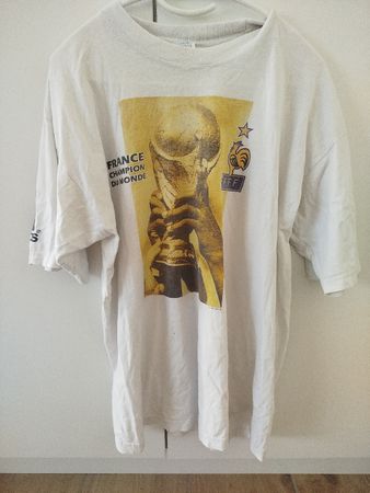 t-shirt  maillot adidas vintage France 98, rare