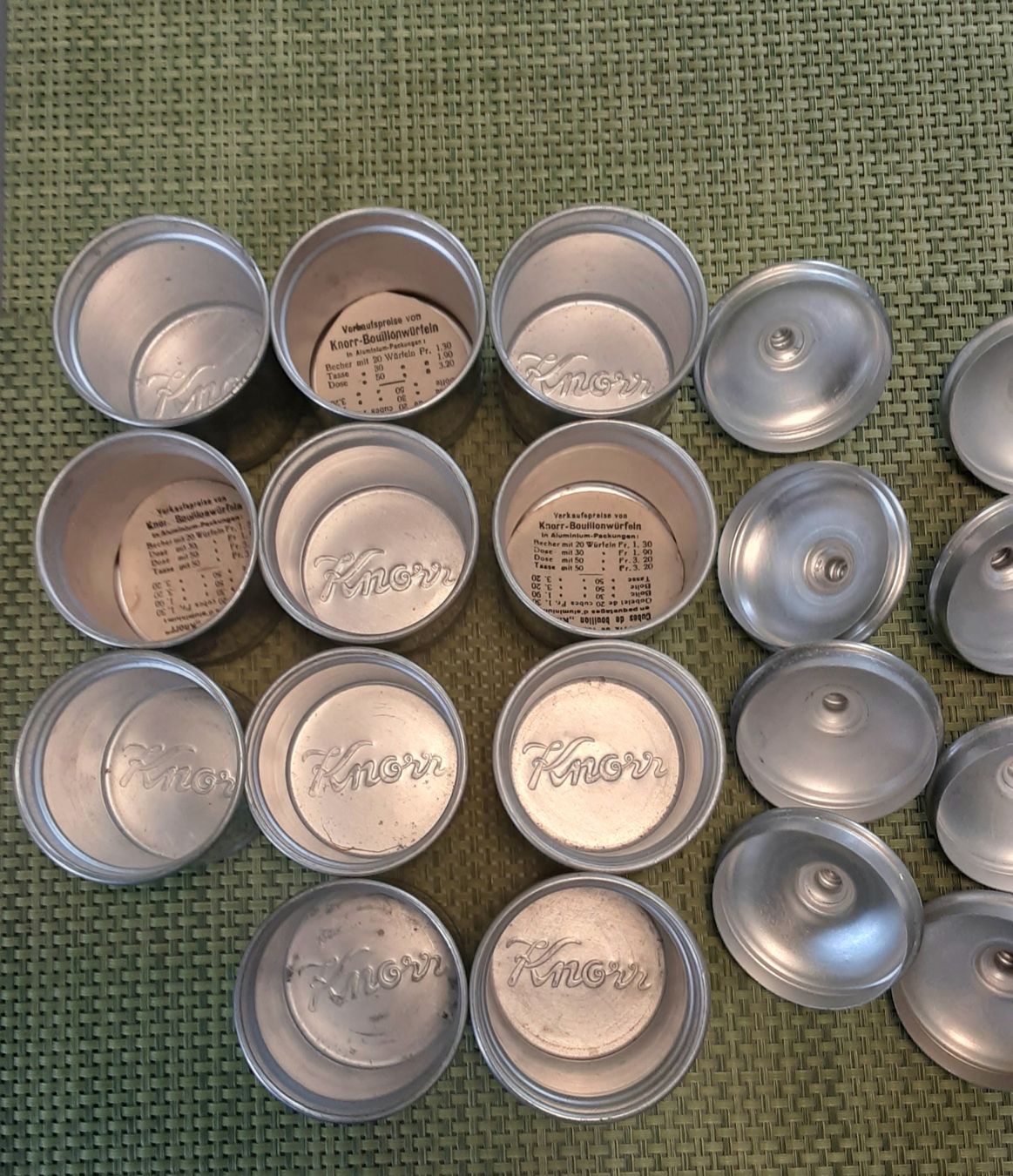 Zuccheriere: Knorr Dosen,Aluminium – Usato da Grosswangen venduto da Spengler66 3