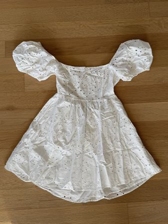 ZARA Sommerkleid weiss, Grösse L