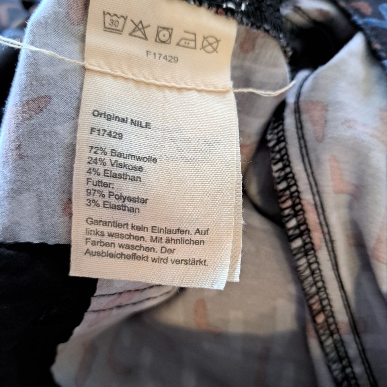 Nile Jeans: Neue Nile Jeans Gr. L    Regular    mit Muster – Nuovo e nell'imballaggio originale da Langendorf venduto da thesi246 4