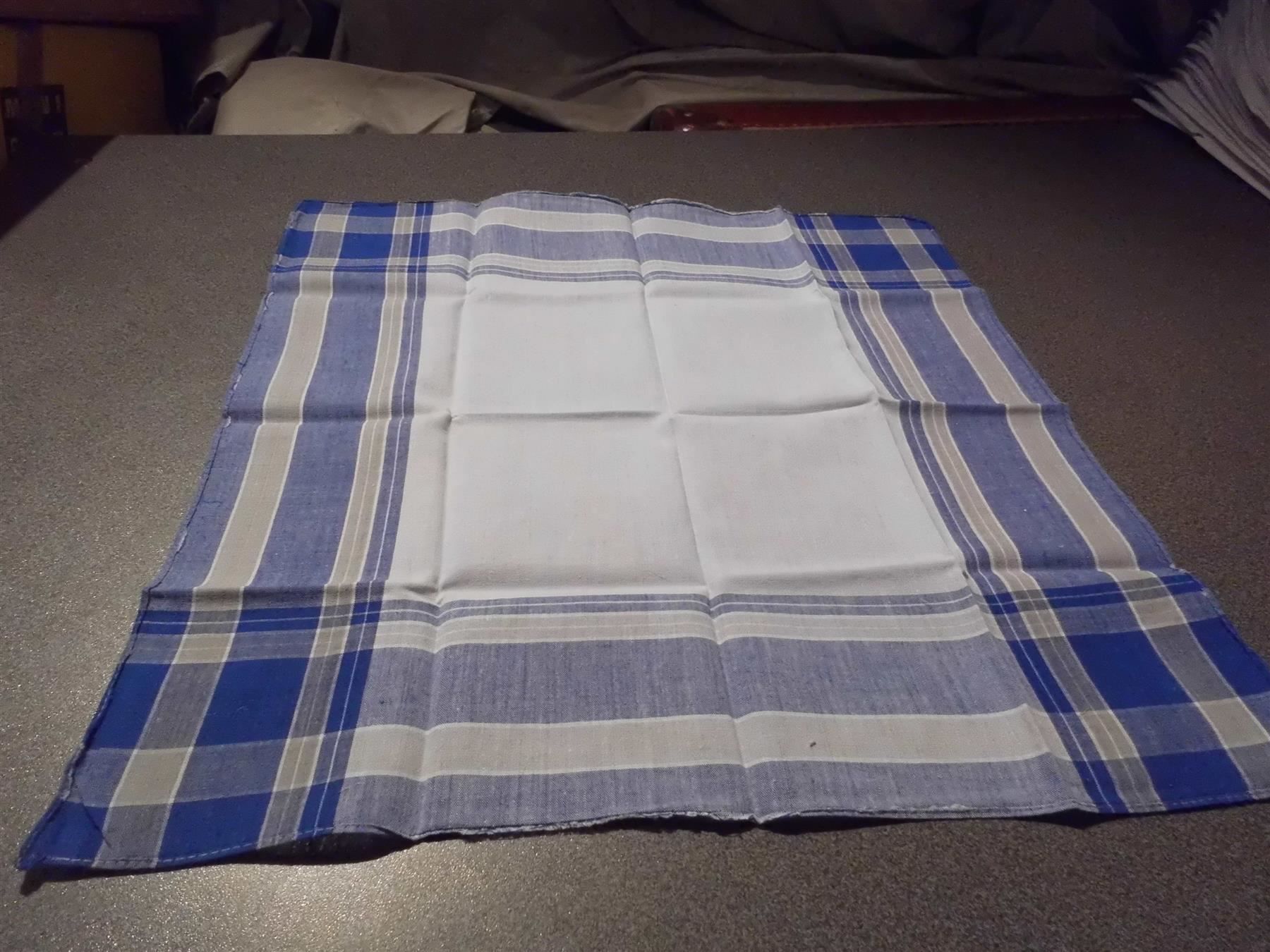 Altro in  Abbigliamento & Accessori: Taschentuch blau/graue Streifen – Usato da Zürich venduto da abraxas1291