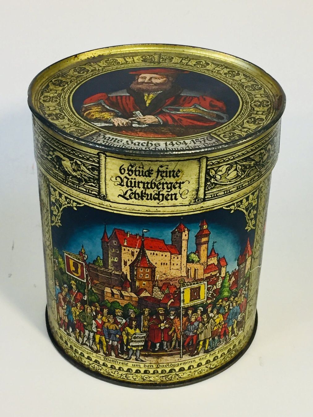 Barattoli: Vintage Blechdose – Usato da Schaffhausen venduto da vintageville