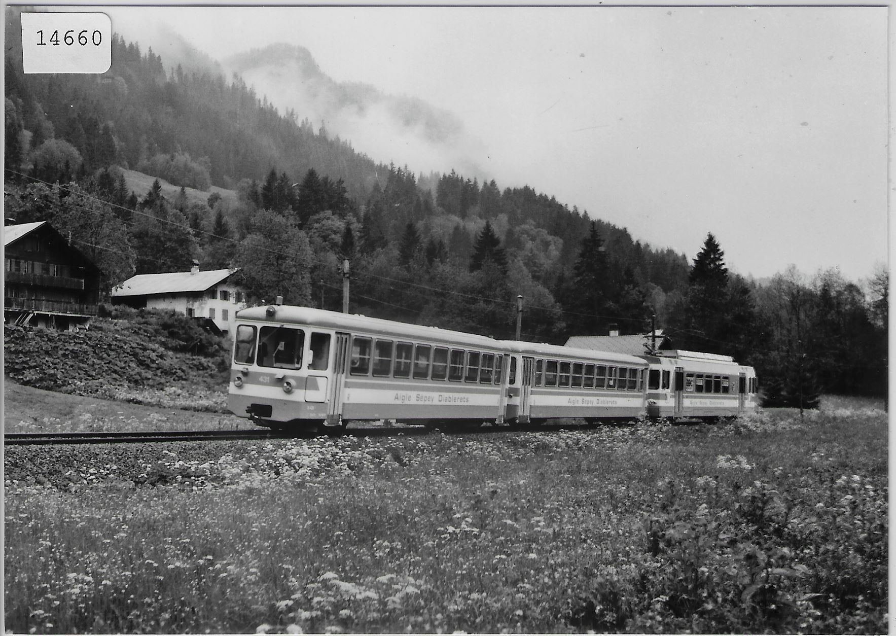 Cartoline postali: Aigle-Sepey-Diablerets - Course d'essai – Usato da Ettingen venduto da Kartenplanet