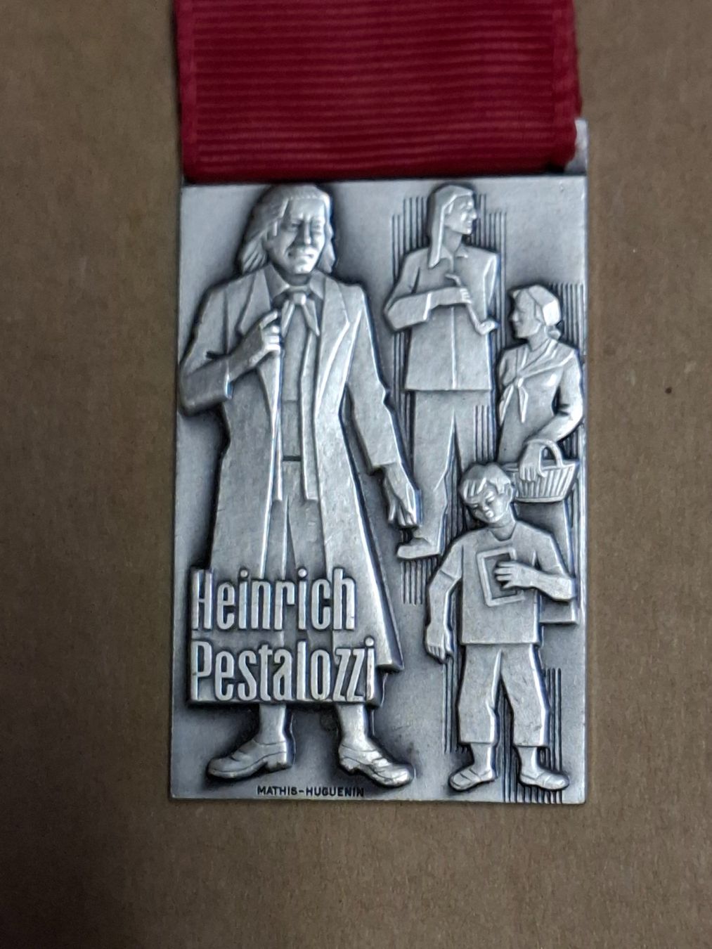 Medaillen: Heinrich Pestalozzi (B728) – Gebraucht aus Schwanden GL von Suvorov
