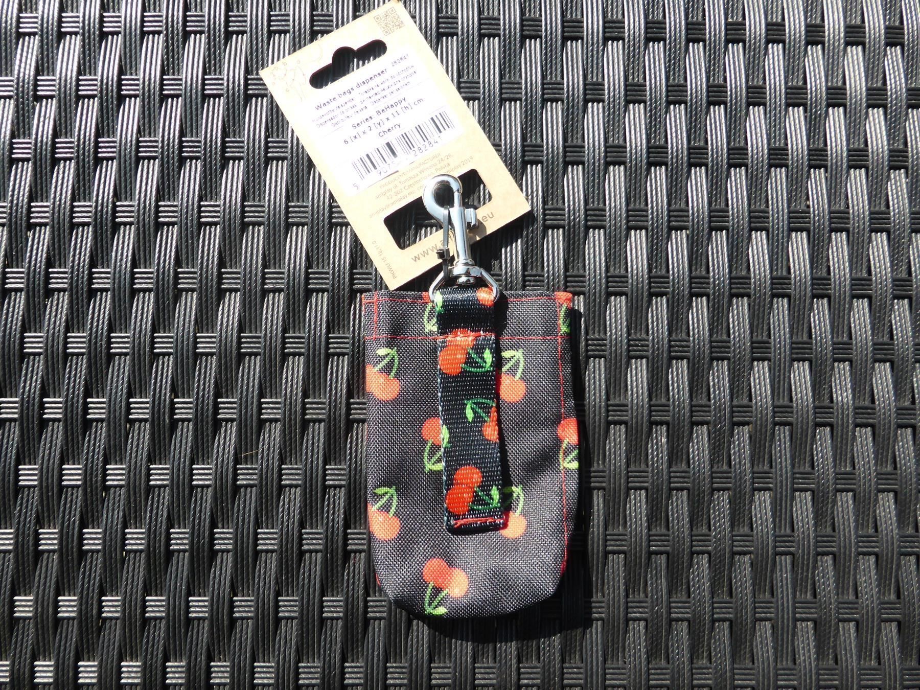 Leine & Halsband: Kotbeutelspender Be Happy Cherry – Neu und originalverpackt aus Schübelbach von Bemafaja 1