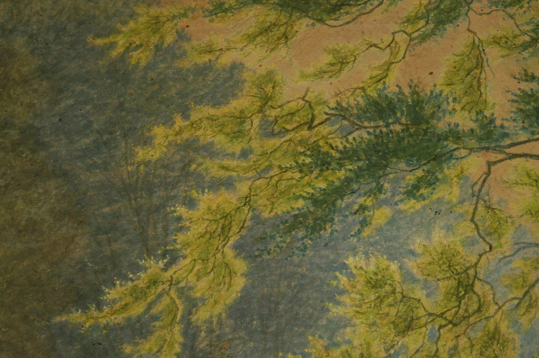 Dipinti: Waldbild gemalt auf Karton – Usato da Herisau venduto da Wisen 4