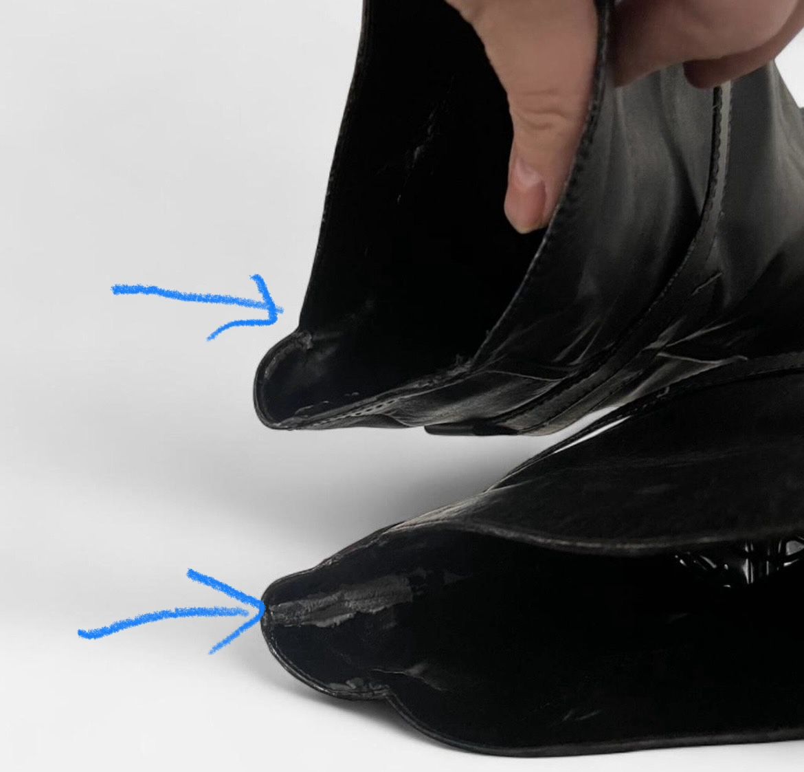 Scarpe da donna: Schwarze Lederstiefel von BCBG, Grösse 38.5 – Usato da Watt venduto da Ene.kro 5