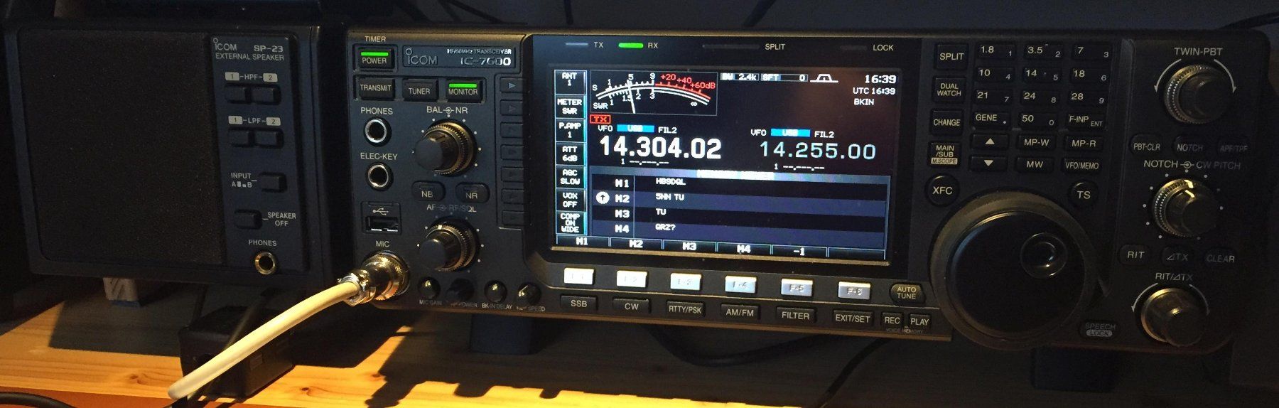 KW-Transceiver Icom IC-7600 inkl. Lautsprecher SP -23 (Gebraucht) in ...