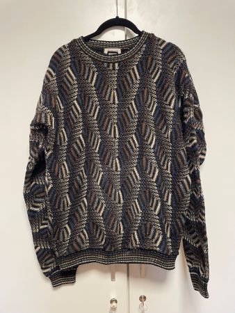 Rework Strickpullover XL/TG, Vintage Stil