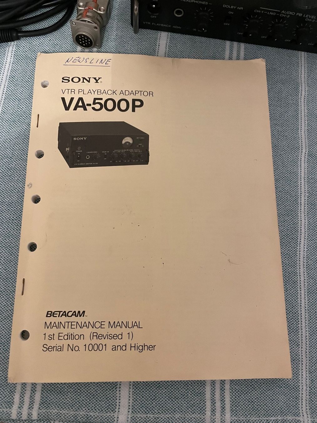 Unità & Adattatore: SONY VTR Playback Adapter Mod. VA-500P – Usato da Zürich venduto da beli_30 1