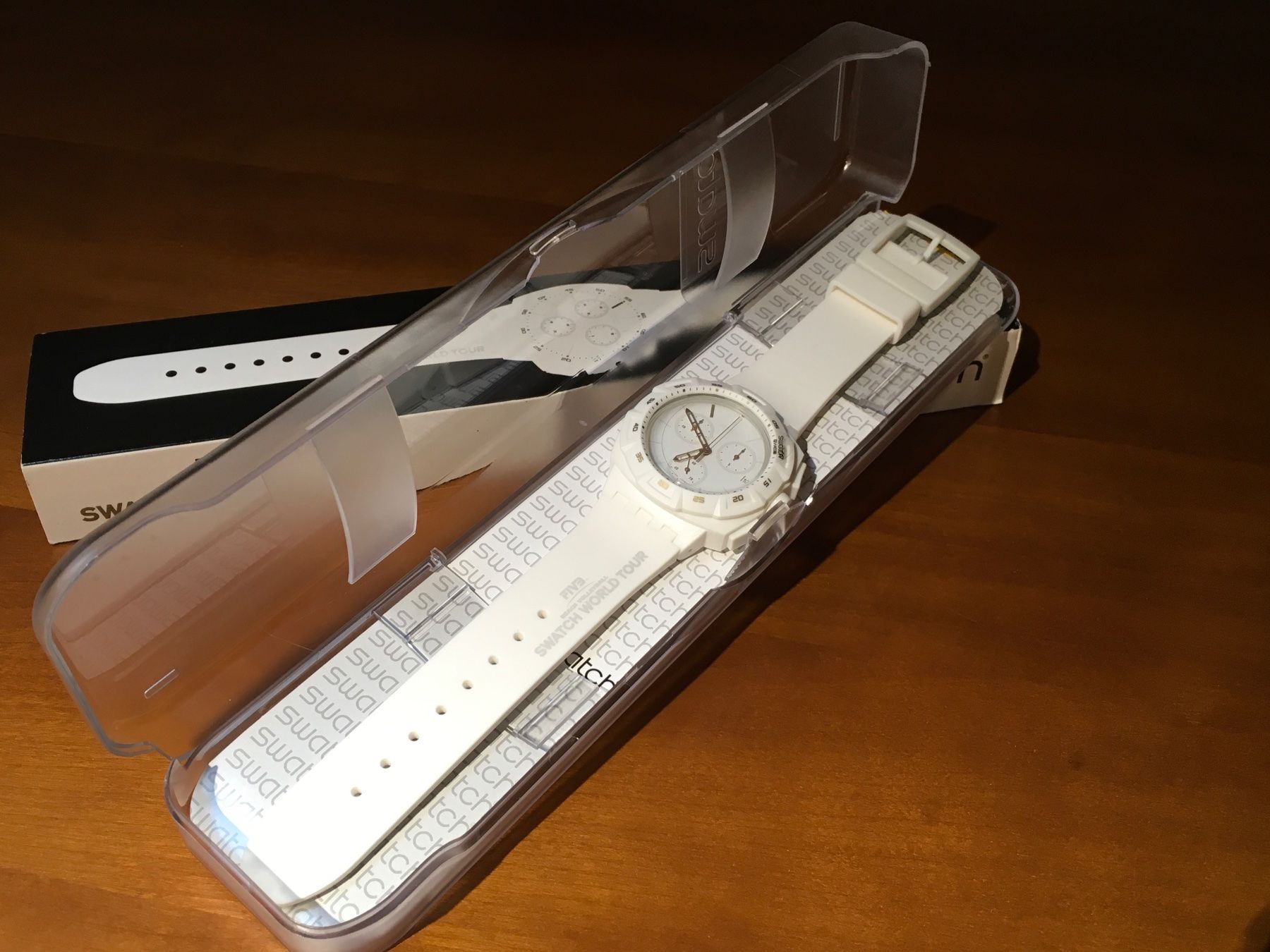 Swatch Orologi: Swatch New Chrono 11TH HOUR - Full Set - NEW - Ungetragen – Nuovo (secondo la descrizione) da Wohlen AG venduto da PrivatSammlung 1