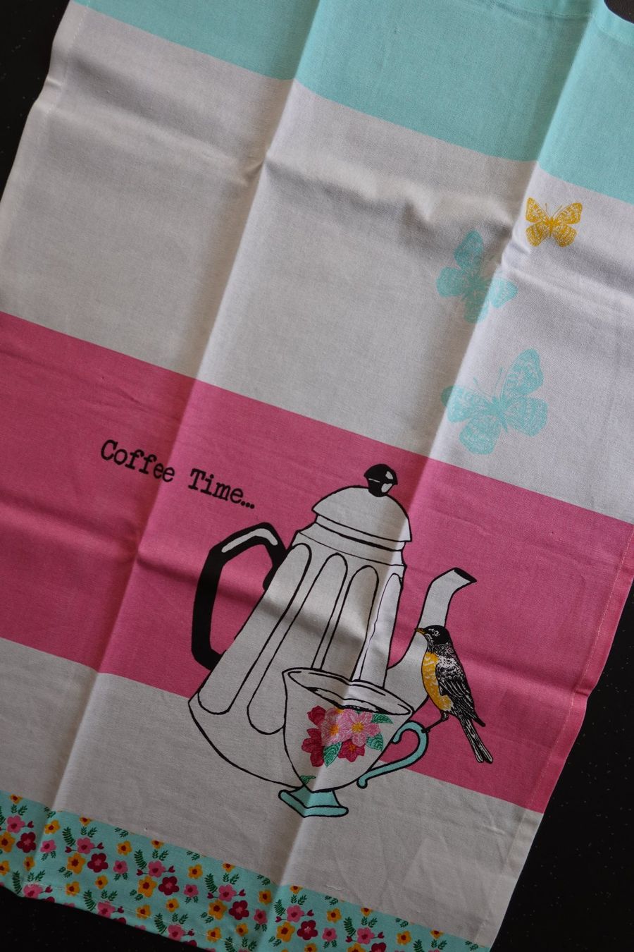 Küchentücher: Neu Handtuch Geschirrtuch Coffe Time 71 x 50 cm – Neu (gemäss Beschreibung) aus Jona von simongarden 1