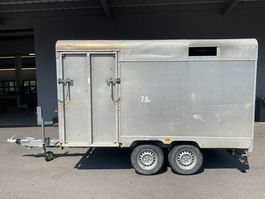 Viehanhänger, Viehwagen mit Viehaufbau Wüst