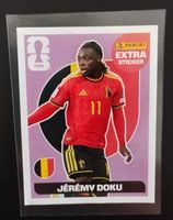 🔥Panini Extra Sticker Jérémy Doku FIFA WM 2026 Lila Ab 1CHF
