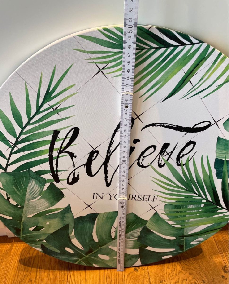 Foto & Immagini: Leinwand Wanddeko Believe in yourself – Usato da Niederbüren venduto da poschti 4
