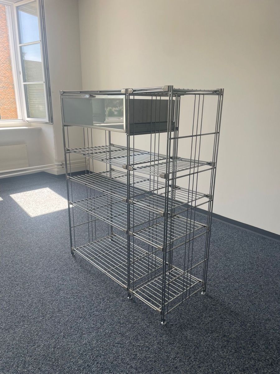 Balton Scaffali: Regal BALTON / ZILO Metall mit Schublade – Usato da Stäfa venduto da buecher10 1