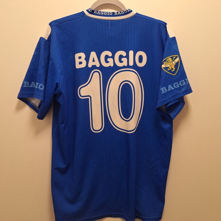 Maillot De Match Roberto Baggio Brescia 2003-2004 Kappa - Fabriqué En Italie - Occasion