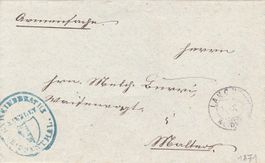 1871, "Langnau Reiden" Rundstempel 