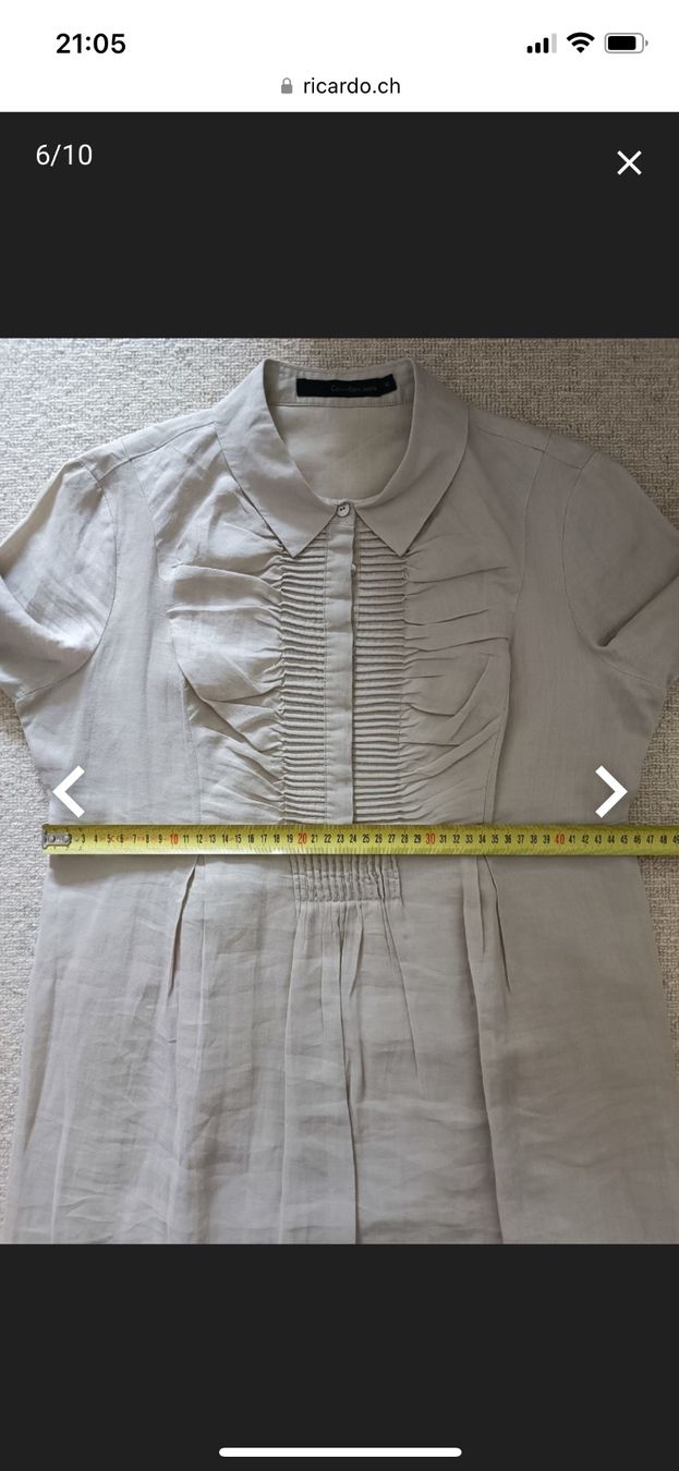 Calvin Klein Vestiti: Calvin Klein Kleid M, Leinen – Usato da Zürich venduto da iva_7658 5