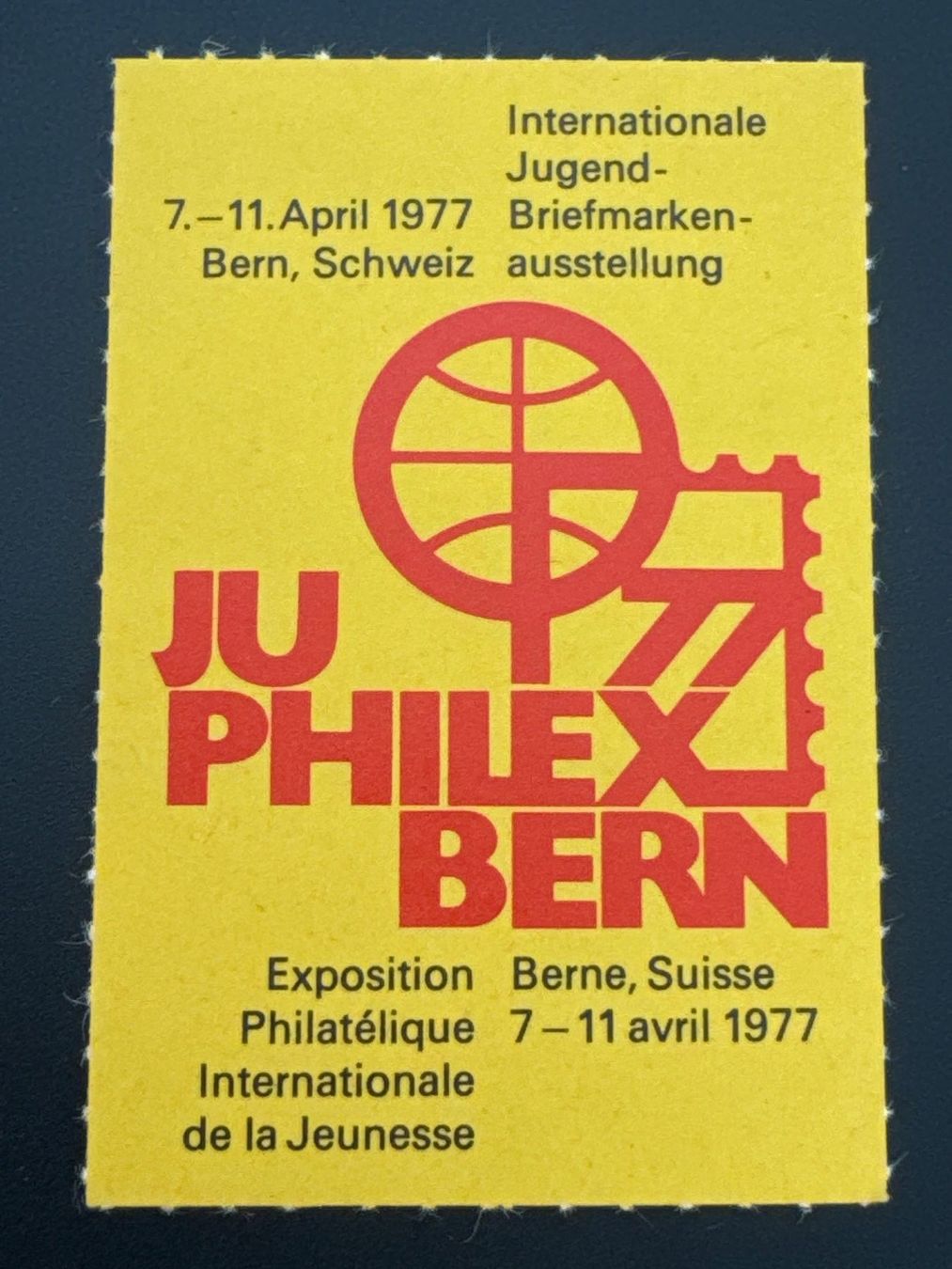 Tutti i francobolli: 1977 JU PHILEX BERN – Usato da Küssnacht am Rigi venduto da POSTOMASTER