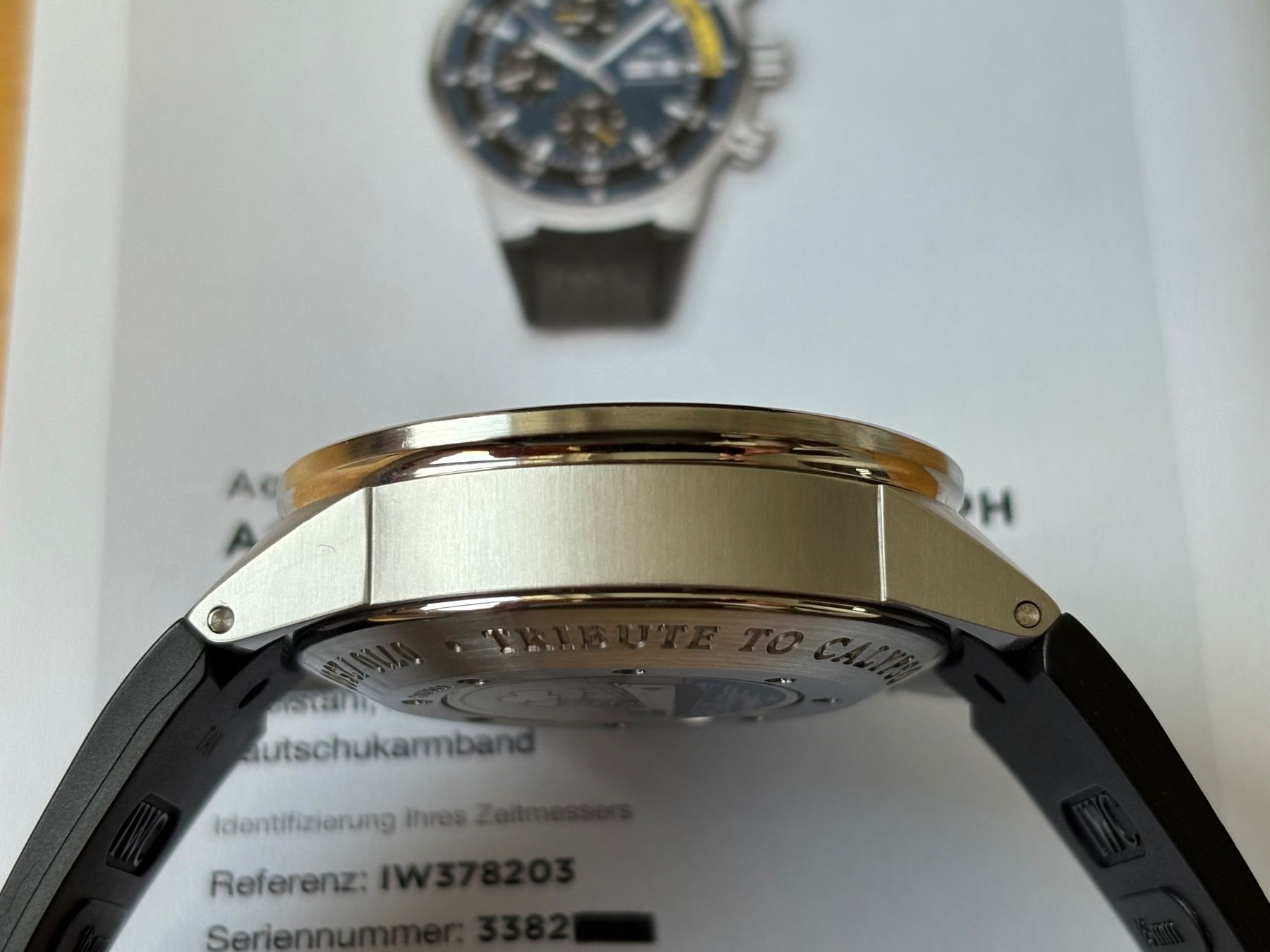IWC Orologi: IWC Aquatimer Chronograph Cousteau Divers Calypso Edition – Usato da Birsfelden venduto da Mynos 8