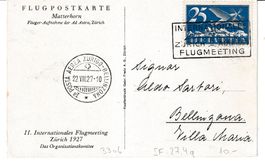 SF 27.4q, II. INTERN FLUGMEETING ZURICH, Fr 90.--