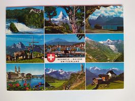 Schweiz, 9 Bild AK, Rohnegletscher etc. alt